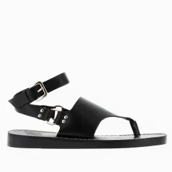 Sandales Tina Noires A Bride Entre-Doigts