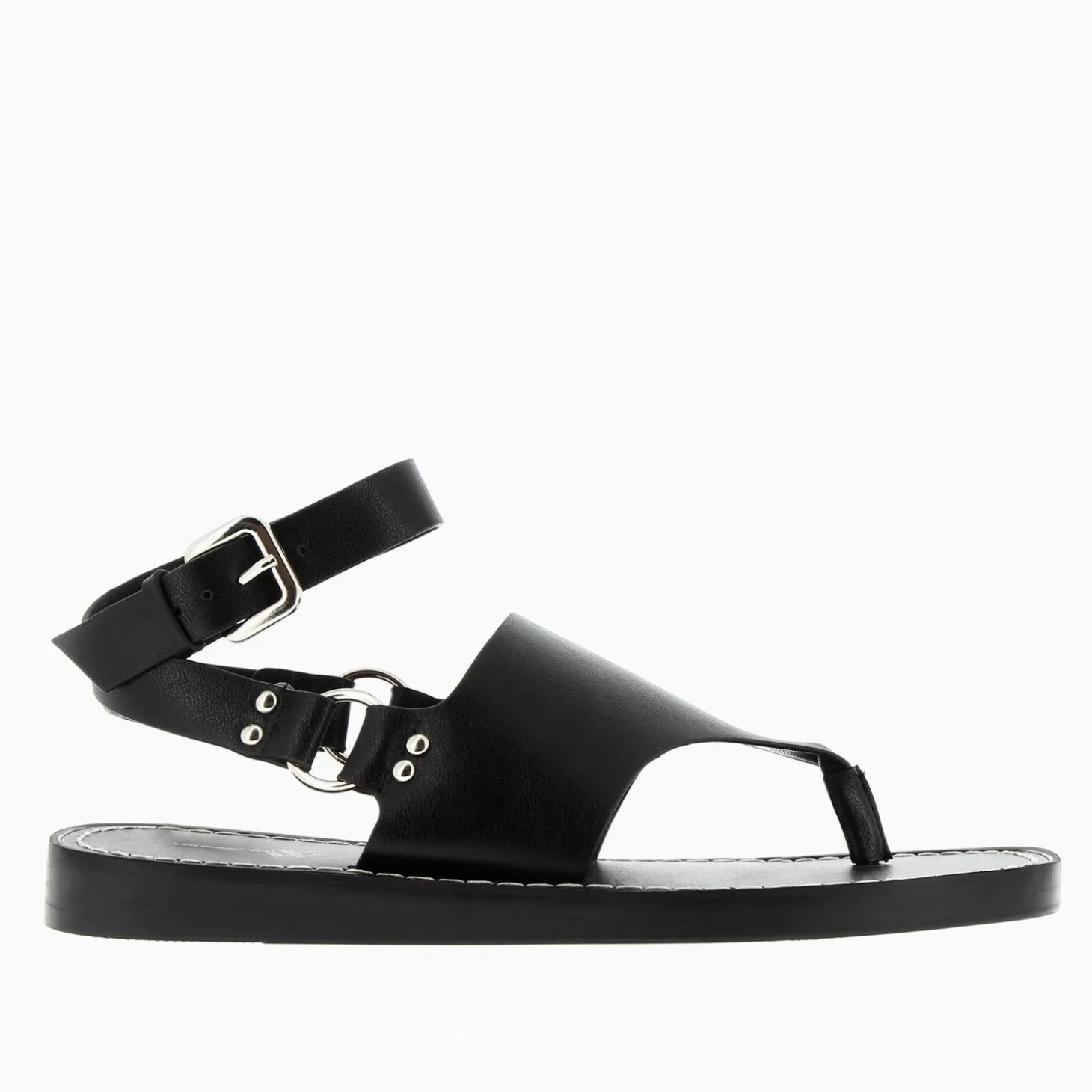Sandales Tina Noires A Bride Entre-Doigts