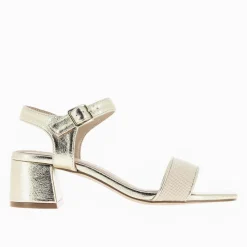 Sandales Veronica Or A Bride En Mesh Beige