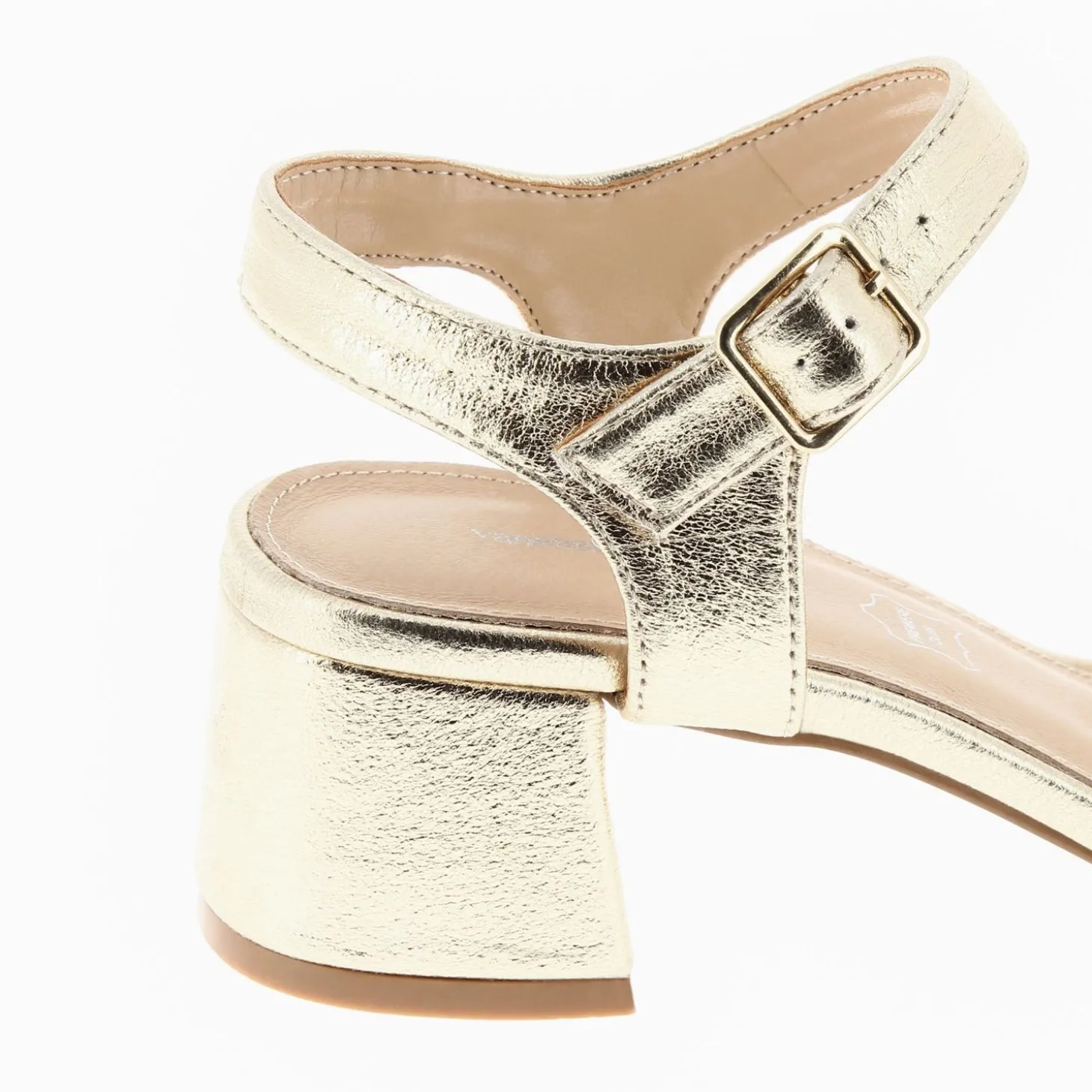 Sandales Veronica Or A Bride En Mesh Beige
