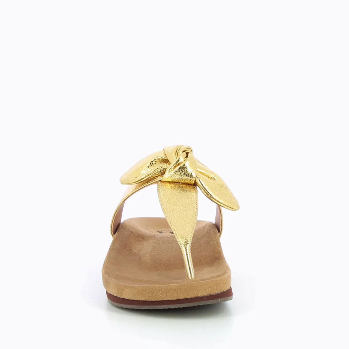 Tongs Adeline Or A Noeud Decoratif