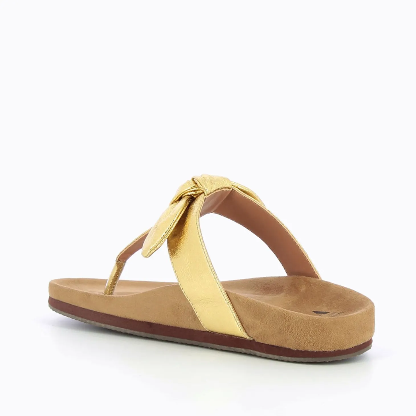 Tongs Adeline Or A Noeud Decoratif